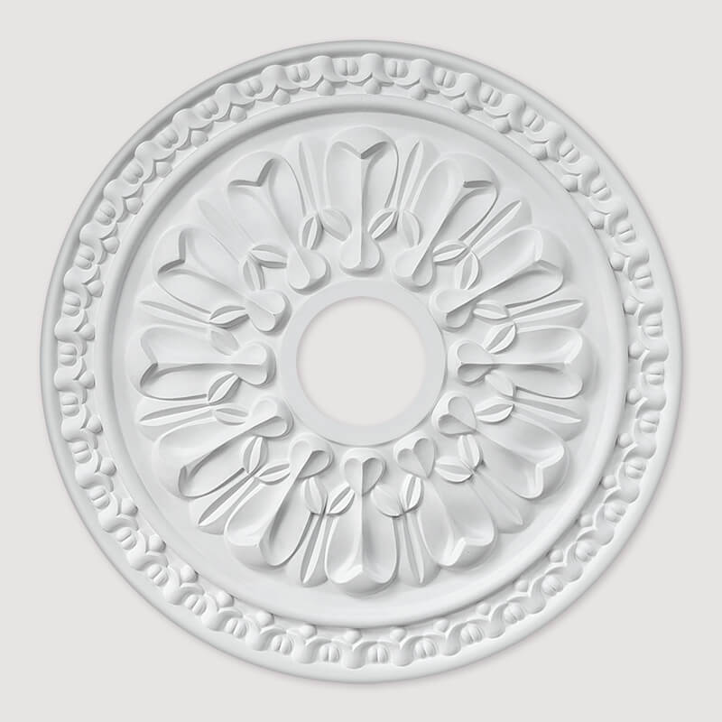 Lightweight Polyurethane Ornate Decorative Ceiling Rose – Solstice Spark 46cm